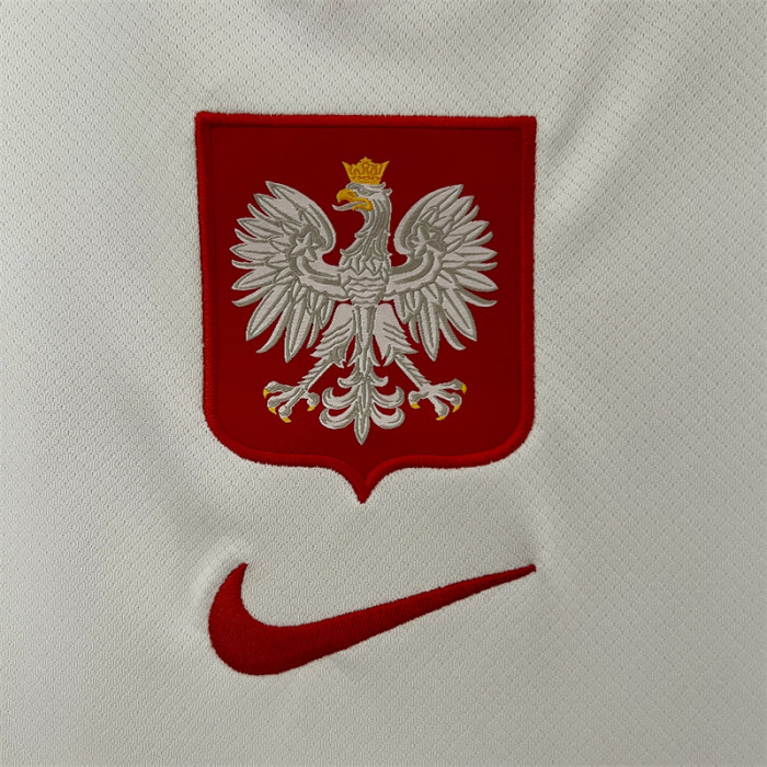 Poland Home Kit 24/25 Euro Cup 2024 Football Jersey