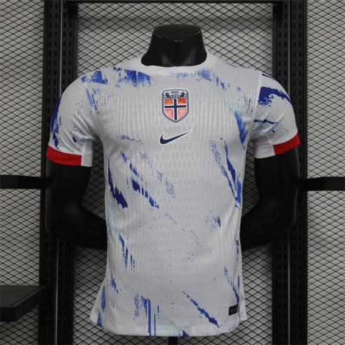 Player Norway Away Kit 24/25 Euro Cup 2024 Football Jersey