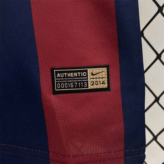 Retro Kids Barcelona Home Jersey 14/15