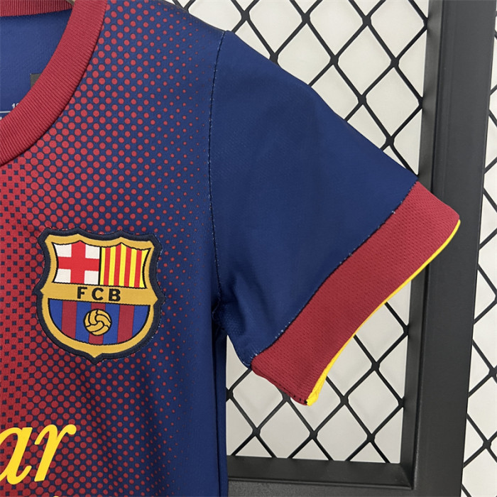 Retro Kids Barcelona Home Jersey 12/13