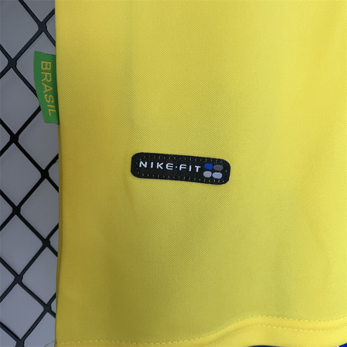 Retro Kids Brazil Home Jersey 1998
