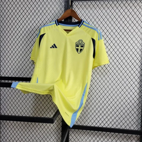 Sweden Home Kit 24/25 Euro Cup 2024 Football Jersey