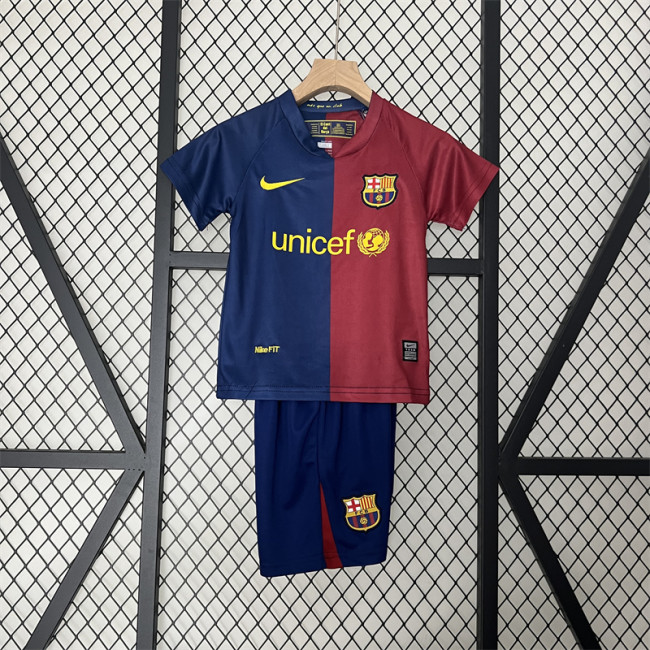 Retro Kids Barcelona Home Jersey 08/09