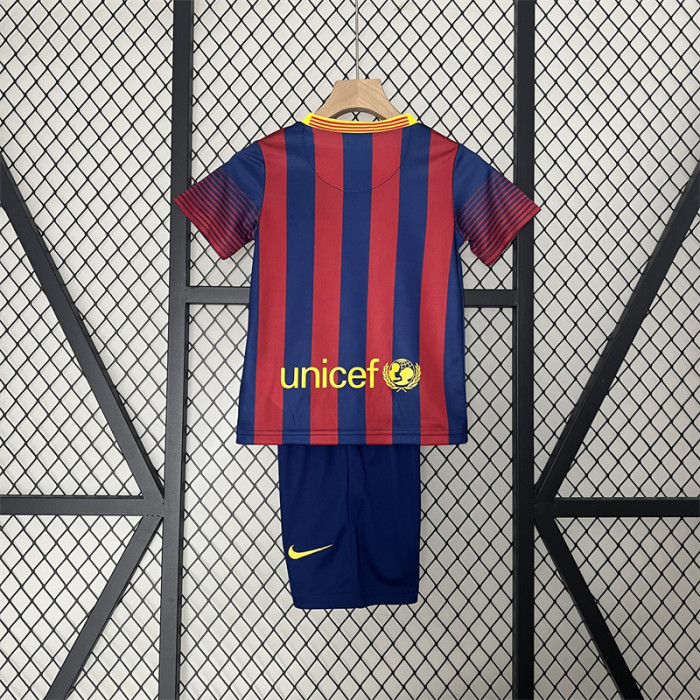 Retro Kids Barcelona Home Jersey 13/14