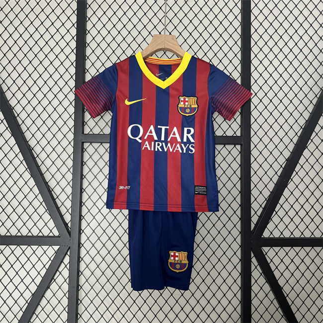Retro Kids Barcelona Home Jersey 13/14