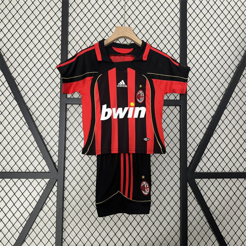 Retro Kids AC Milan Home Jersey 06/07