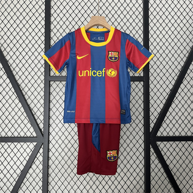 Retro Kids Barcelona Home Jersey 10/11