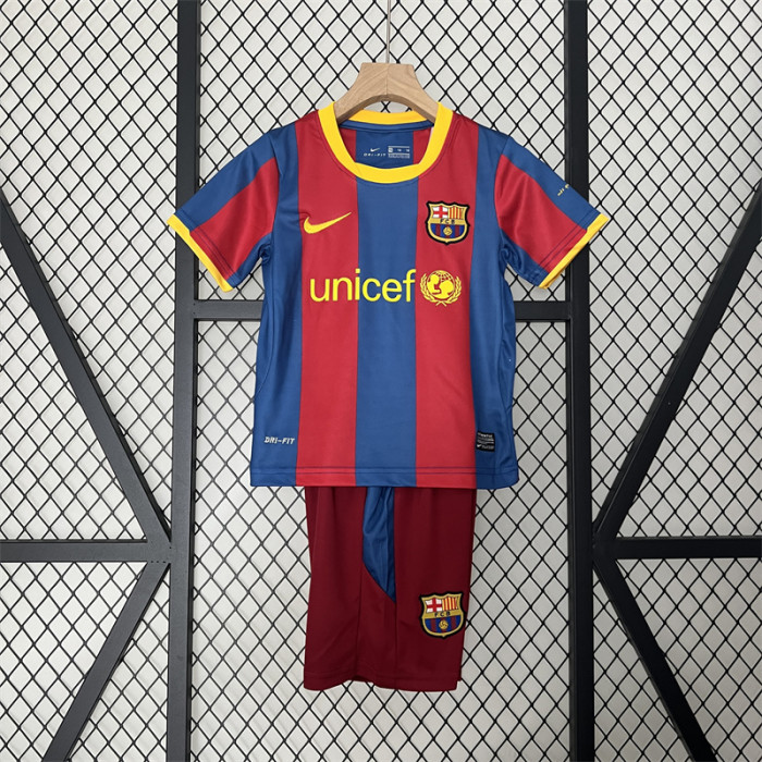Retro Kids Barcelona Home Jersey 10/11