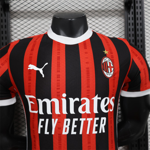 Player  AC Milan Home Kit 24/25 Football Jersey