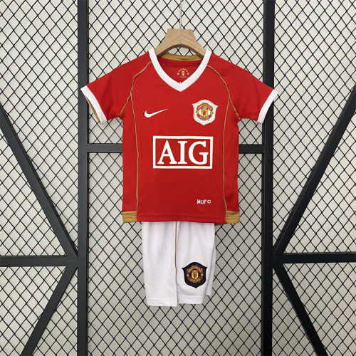 Retro Kids Manchester United Home Jersey 06/07