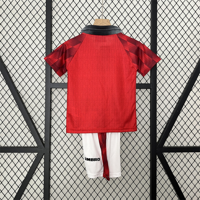 Retro Kids Man United Home Jersey 96/97