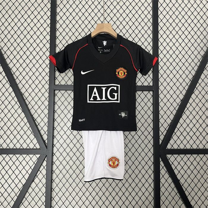 Retro Kids Man United Away Jersey 07/08