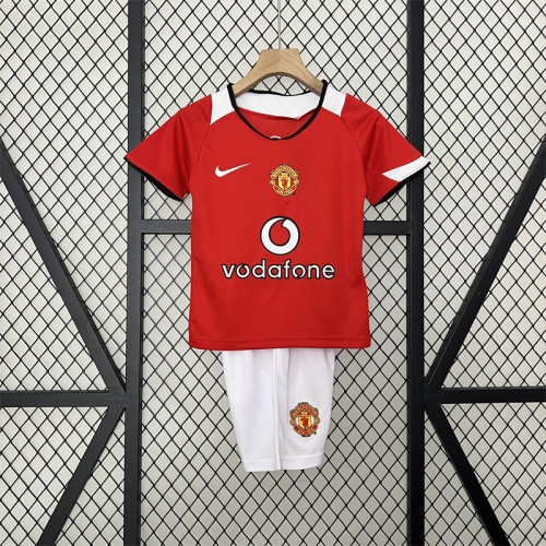 Retro Kids Manchester United Home Jersey 05/06