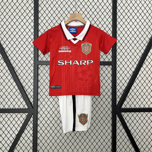 Retro Kids Manchester United Home Jersey 99/00