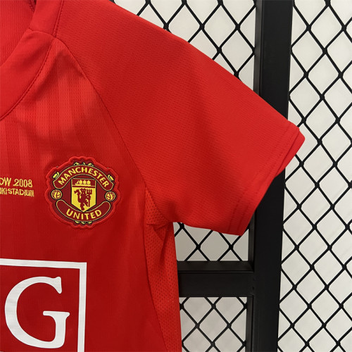 Retro Kids Manchester United Home Jersey 07/08