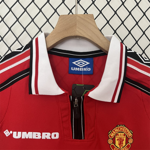 Retro Kids Manchester United Home Jersey 98/99