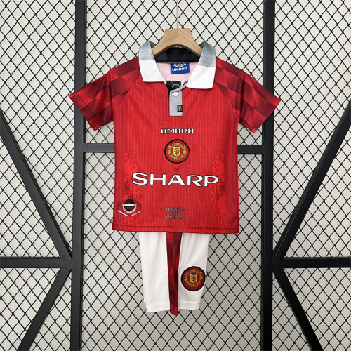 Retro Kids Manchester United Home Jersey 96/97