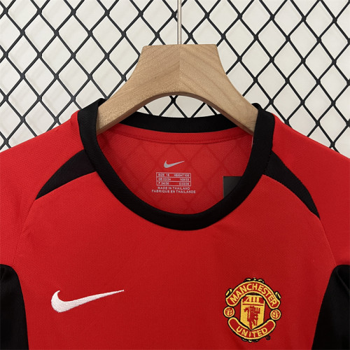 Retro Kids Manchester United Home Jersey 02/04