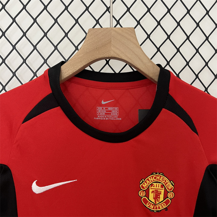 Retro Kids Man United Home Jersey 02/04