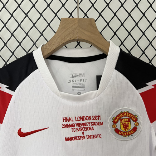 Retro Kids Manchester United Away Jersey 10/11