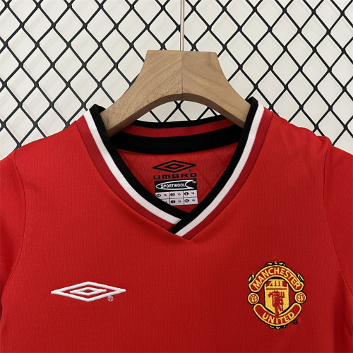 Retro Kids Manchester United Home Jersey 00/01