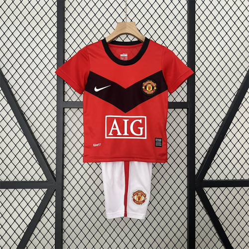 Retro Kids Manchester United Home Jersey 09/10