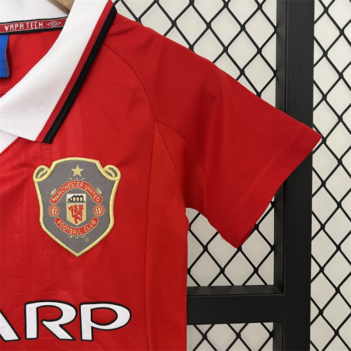 Retro Kids Man United Home Jersey 99/00