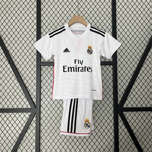 Retro Kids Real Madrid Home Jersey 14/15