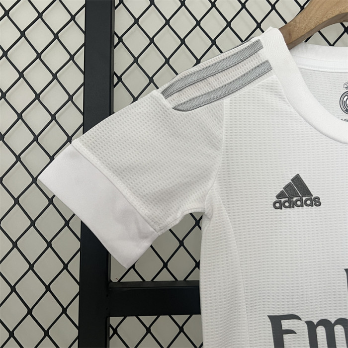 Retro Kids Real Madrid Home Jersey 15/16