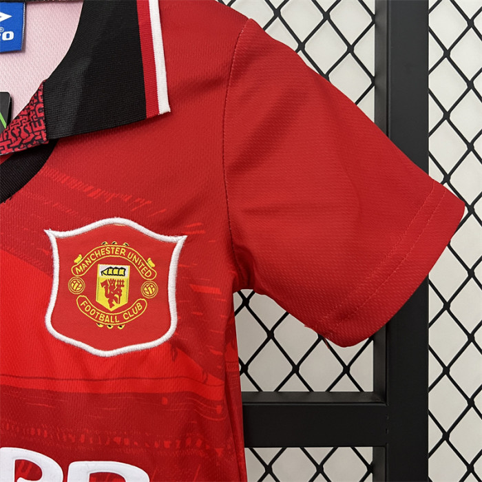 Retro Kids Man United Home Jersey 94/96