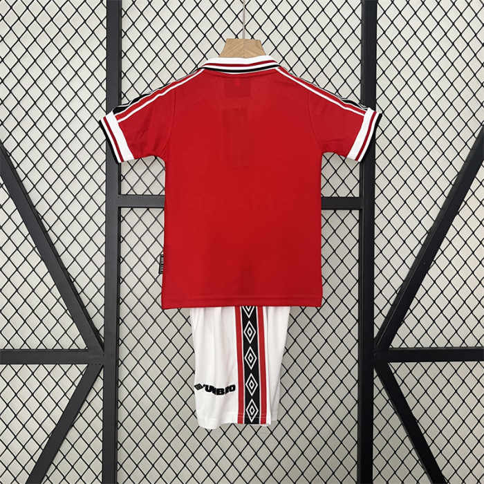 Retro Kids Man United Home Jersey 98/99