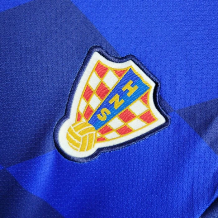 Kids Croatia Away Kit 24/25 Euro Cup 2024 Football Jersey