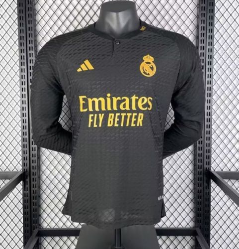 Player Real Madrid Home Kit 23/24 Football Jersey long Sleeves