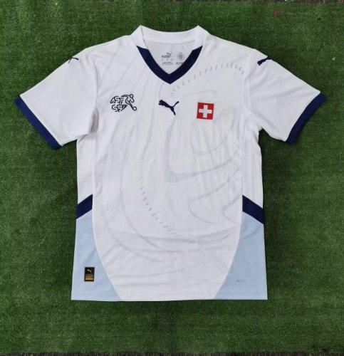Switzerland Away Kit 24/25 Euro Cup 2024 Football Jersey