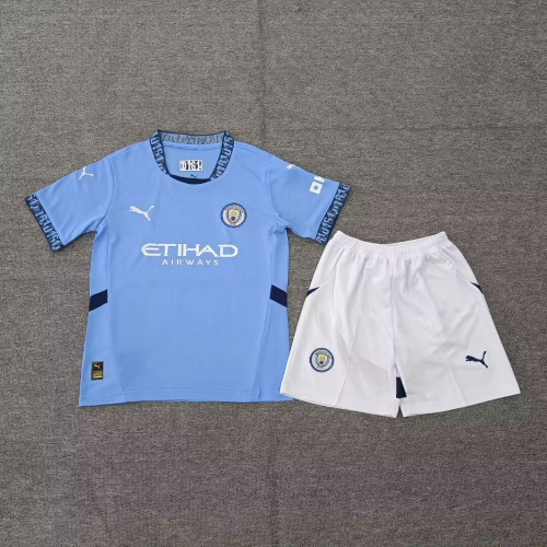Kids Manchester City Home Kit 24/25 Football Jersey