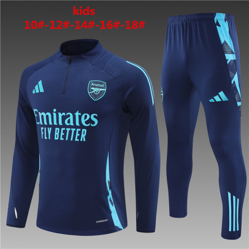 Kids Arsenal Training Tracksuits 24/25 Football Jersey