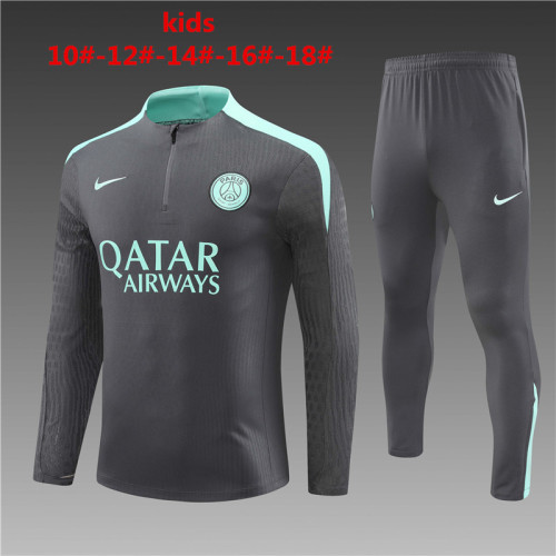 Kids PSG Training Tracksuits 24/25 Football Jersey