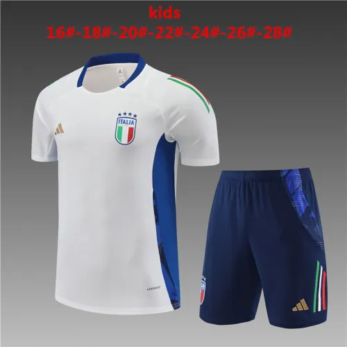 Kids Italy Training Tracksuits 24/25 Football Jersey