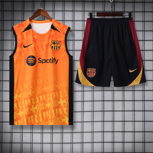 Barcelona Vest Set Training Tracksuits 24/25 Football Jersey