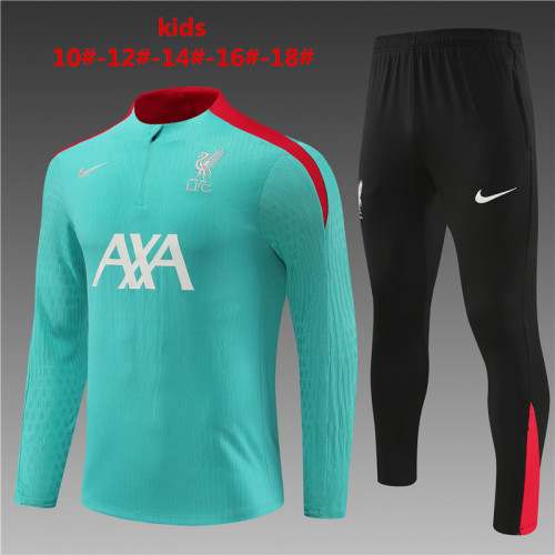 Kids Liverpool Training Tracksuits 24/25 Football Jersey