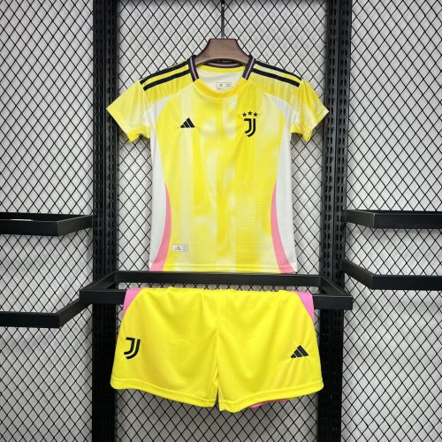 Kids Juventus Away Jersey 24/25 Football Kit
