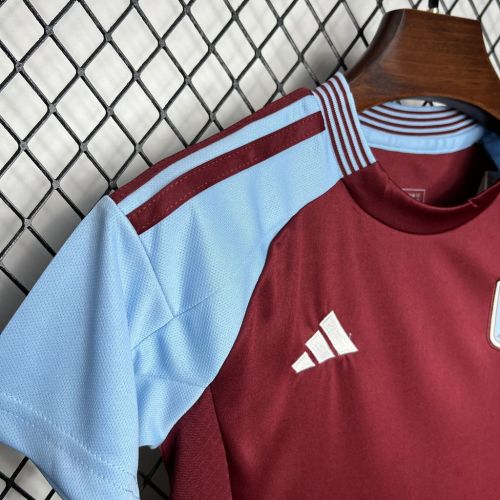Kids Aston Villa Home Kit 24/25 Football Jersey