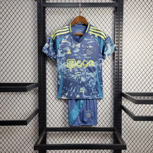 Kids Ajax Away Kit 24/25 Football Jersey