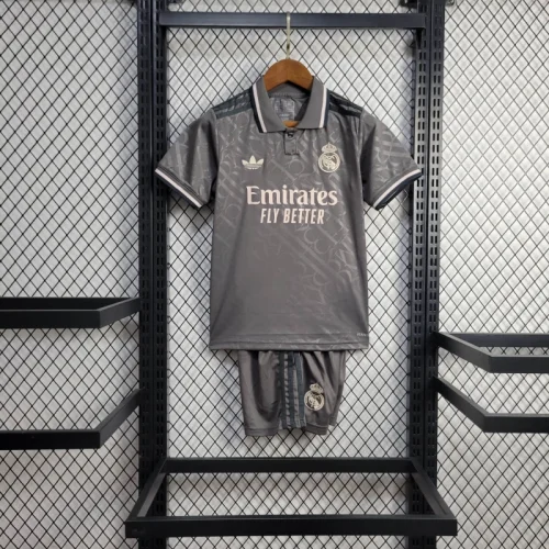 Kids Real Madrid Third Kit 24/25 Football Jersey
