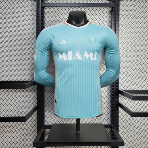 Player Version Inter Miami Third Kit 24/25 Football Jersey Long Sleeves