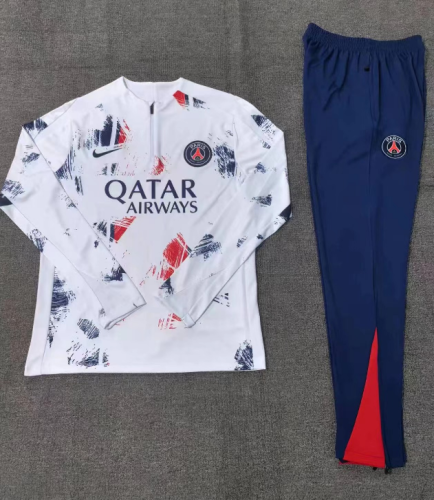 Kids PSG Training Tracksuits 24/25 Football Jersey