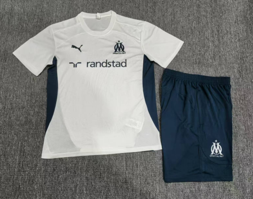 Kids Marseille Training Tracksuits 24/25 Football Jersey