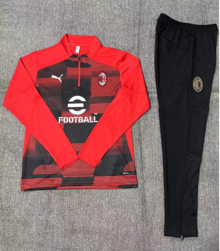 Kids AC Milan Training Tracksuits 24/25 Football Jersey
