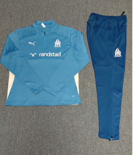 Kids Marseille Training Tracksuits 24/25 Football Jersey