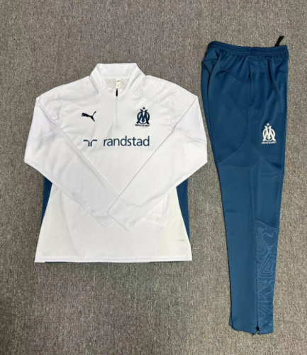 Kids Marseille Training Tracksuits 24/25 Football Jersey
